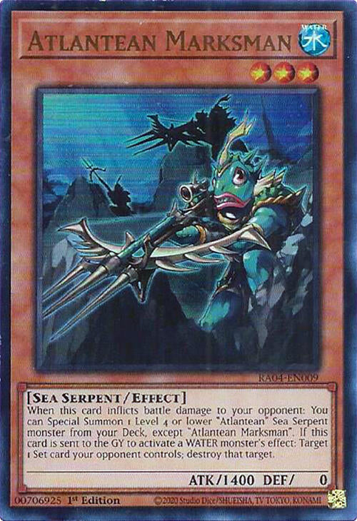 Atlantean Marksman [RA04-EN009] Ultra Rare