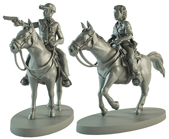 The Walking Dead: All Out War - Maggie and Glenn on Horseback (ONLINE ORDER ONLY)