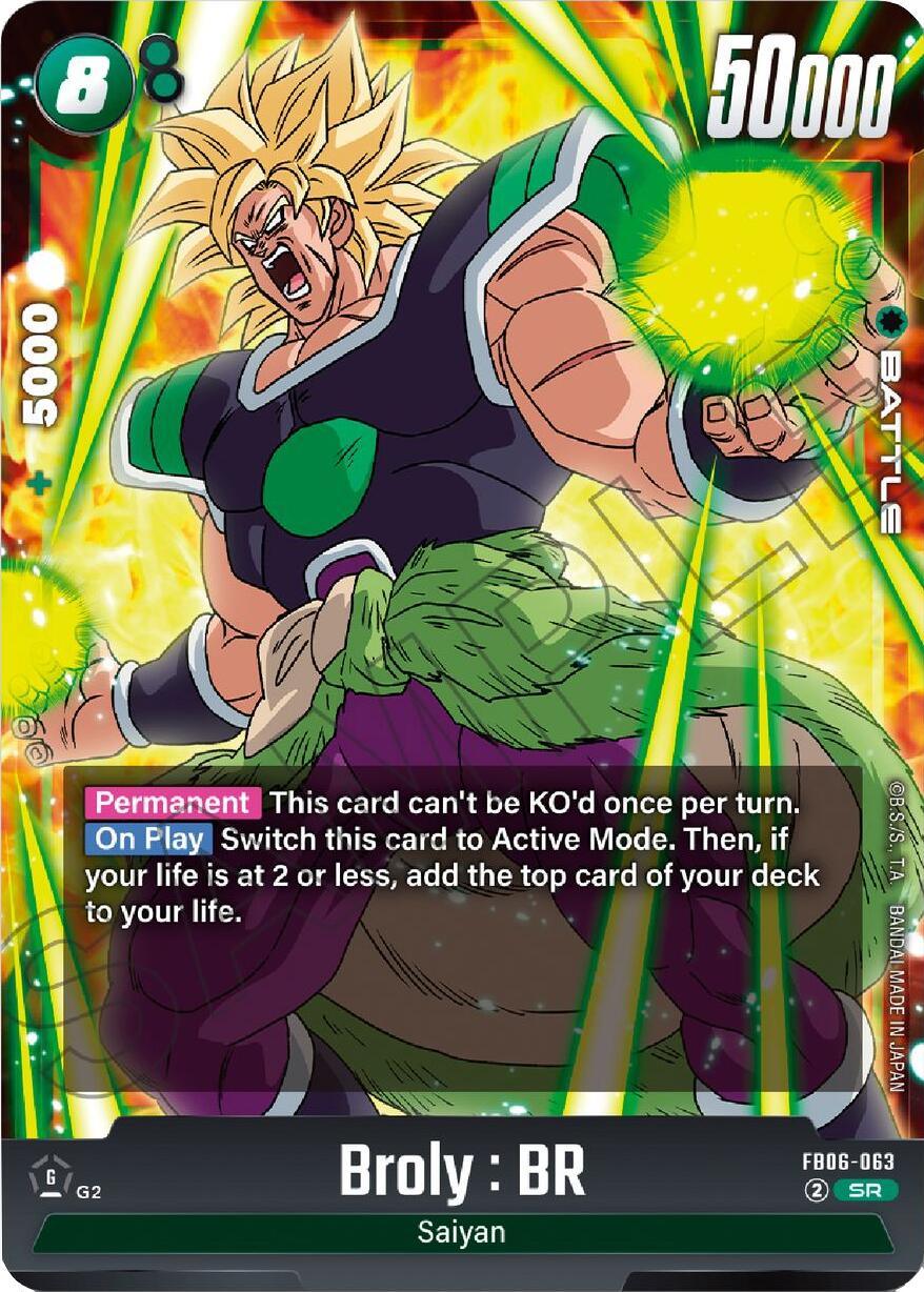 Broly : BR (FB06-063) (Alternate Art) [Rivals Clash] (ONLINE ORDER ONLY)