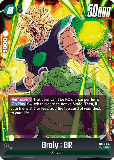 Broly : BR (FB06-063) (Alternate Art) [Rivals Clash] (ONLINE ORDER ONLY)