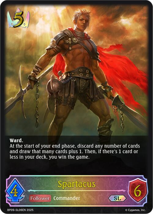 Spartacus (SL) (BP09-SL06EN) [Duet of Dawn and Dusk]