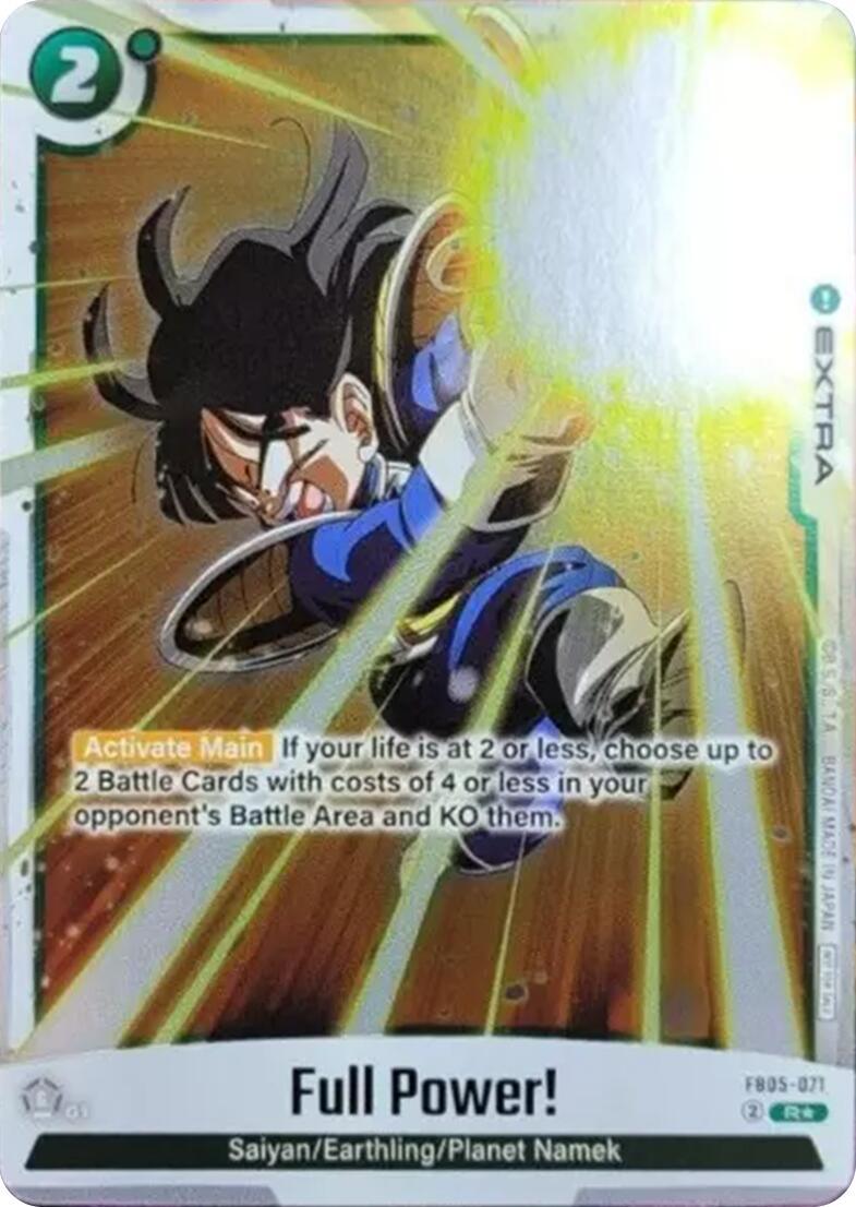 Full Power! (Tournament Pack 06) [Fusion World Tournament Cards] (ONLINE ORDER ONLY)