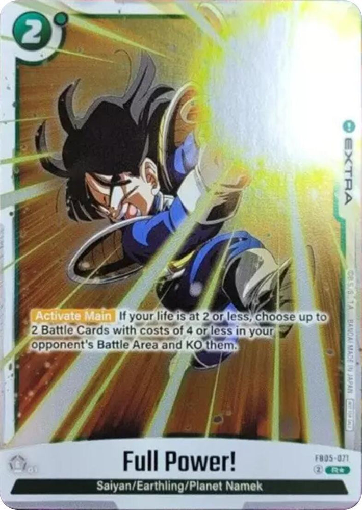 Full Power! (Tournament Pack 06) [Fusion World Tournament Cards] (ONLINE ORDER ONLY)