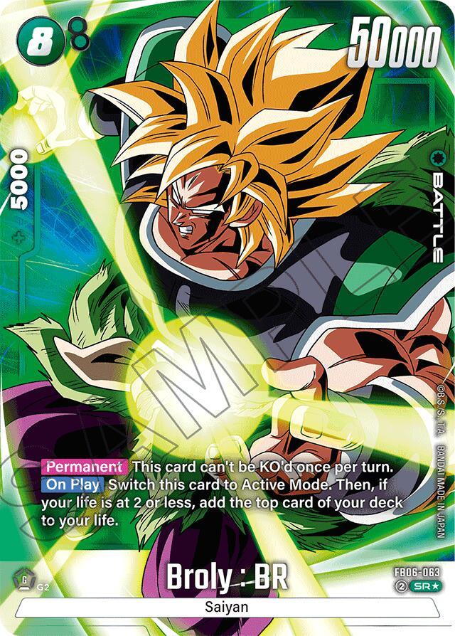 Broly : BR (FB06-063) [Rivals Clash] (ONLINE ORDER ONLY)