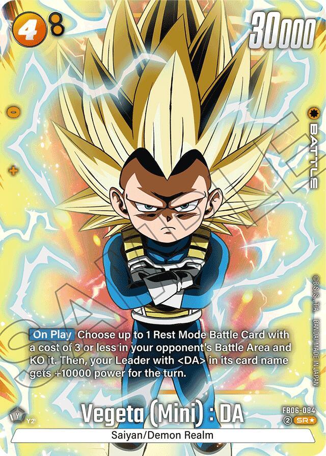 Vegeta (Mini) : DA (Alternate Art) [Rivals Clash] (ONLINE ORDER ONLY)