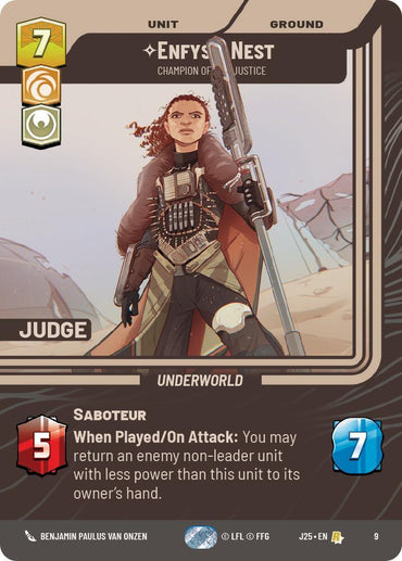Enfys Nest - Champion of Justice (9) (9) [Judge Promos] (ONLINE ORDER ONLY)