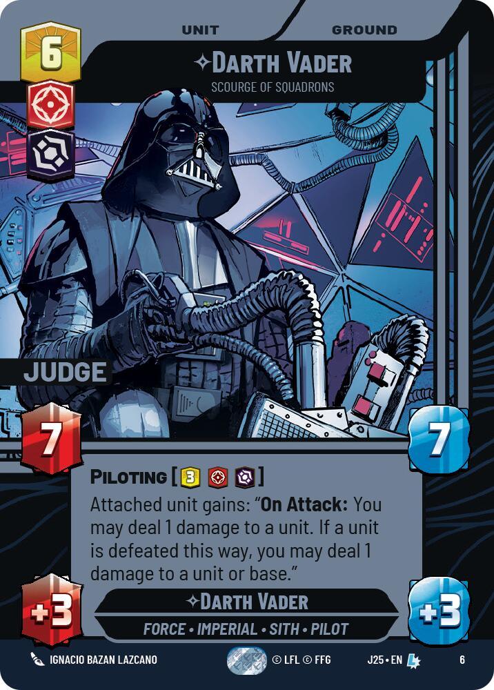 Darth Vader - Scourge of Squadrons (6) (6) [Judge Promos] (ONLINE ORDER ONLY)