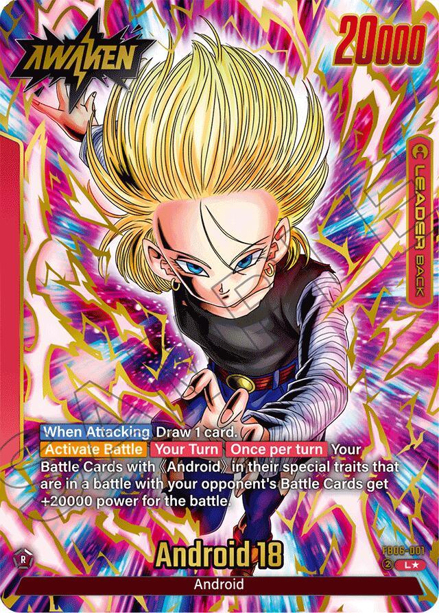 Android 18 (Alternate Art) [Rivals Clash] (ONLINE ORDER ONLY)