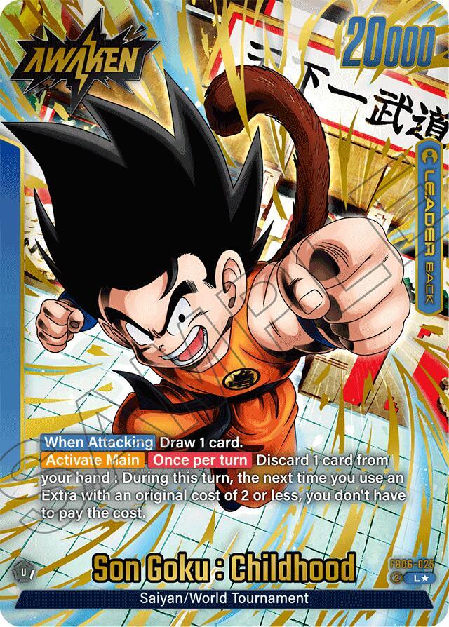 Son Goku : Childhood (FB06-025) (Alternate Art) [Rivals Clash] (ONLINE ORDER ONLY)