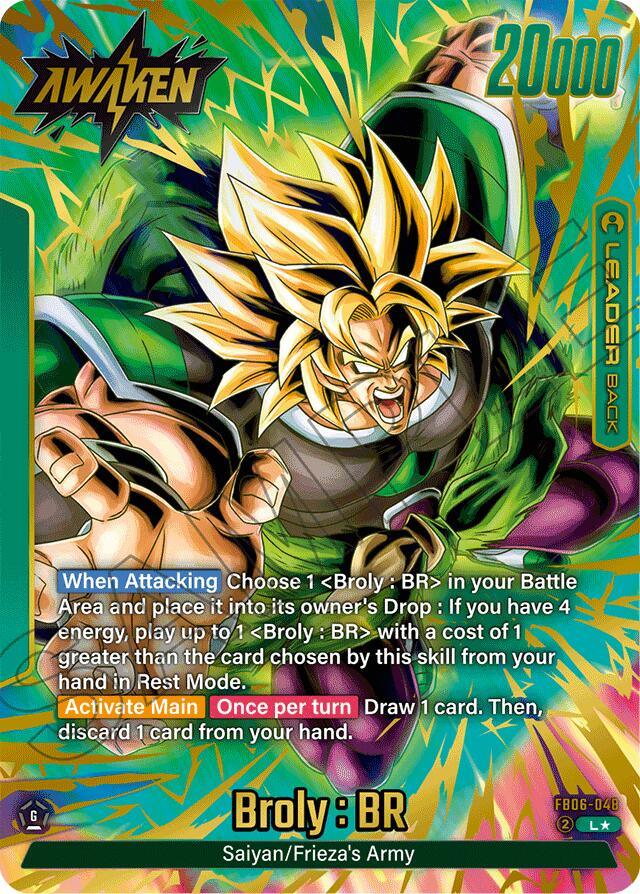 Broly : BR (FB06-048) (Alternate Art) [Rivals Clash] (ONLINE ORDER ONLY)