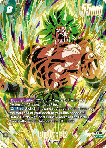Broly : BR (FB06-120) (Alternate Art) [Rivals Clash] (ONLINE ORDER ONLY)