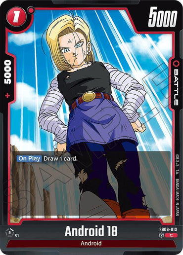 Android 18 (FB06-013) [Rivals Clash] (ONLINE ORDER ONLY)