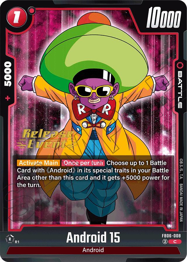 Android 15 [Rivals Clash Release Event Cards] (ONLINE ORDER ONLY)