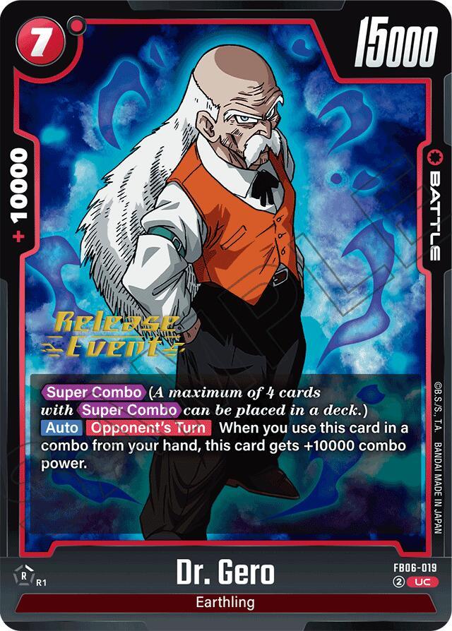 Dr. Gero [Rivals Clash Release Event Cards] (ONLINE ORDER ONLY)