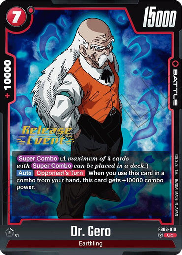 Dr. Gero [Rivals Clash Release Event Cards] (ONLINE ORDER ONLY)