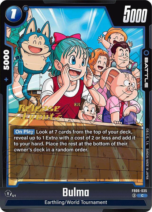 Bulma [Rivals Clash Release Event Cards] (ONLINE ORDER ONLY)