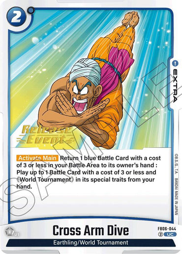 Cross Arm Dive [Rivals Clash Release Event Cards] (ONLINE ORDER ONLY)