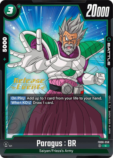 Paragus : BR (FB06-058) [Rivals Clash Release Event Cards] (ONLINE ORDER ONLY)