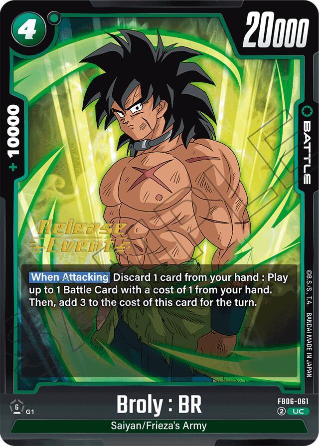 Broly : BR (FB06-061) [Rivals Clash Release Event Cards] (ONLINE ORDER ONLY)