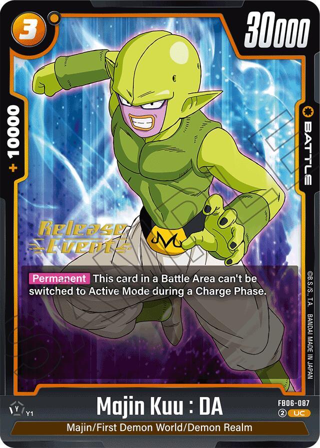 Majin Kuu : DA [Rivals Clash Release Event Cards] (ONLINE ORDER ONLY)