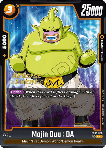 Majin Duu : DA [Rivals Clash Release Event Cards] (ONLINE ORDER ONLY)
