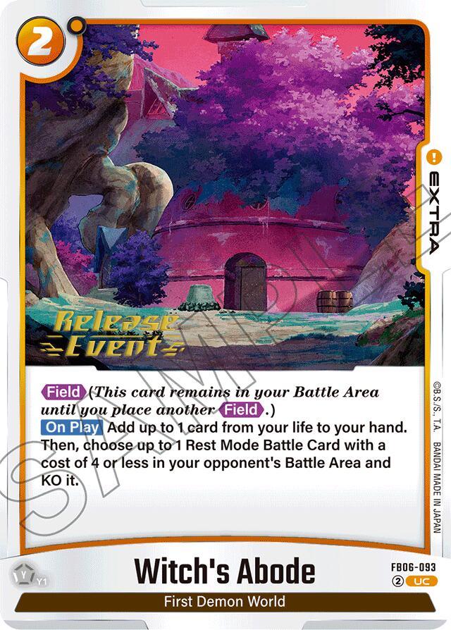 Witch's Abode [Rivals Clash Release Event Cards] (ONLINE ORDER ONLY)