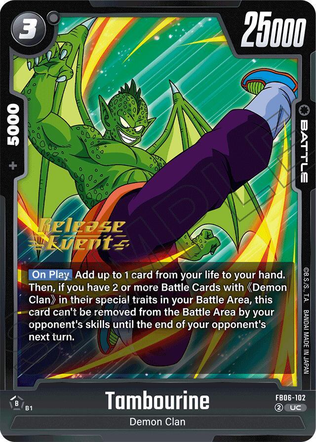Tambourine (FB06-102) [Rivals Clash Release Event Cards] (ONLINE ORDER ONLY)