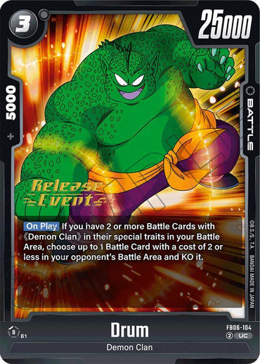 Drum (FB06-104) [Rivals Clash Release Event Cards] (ONLINE ORDER ONLY)