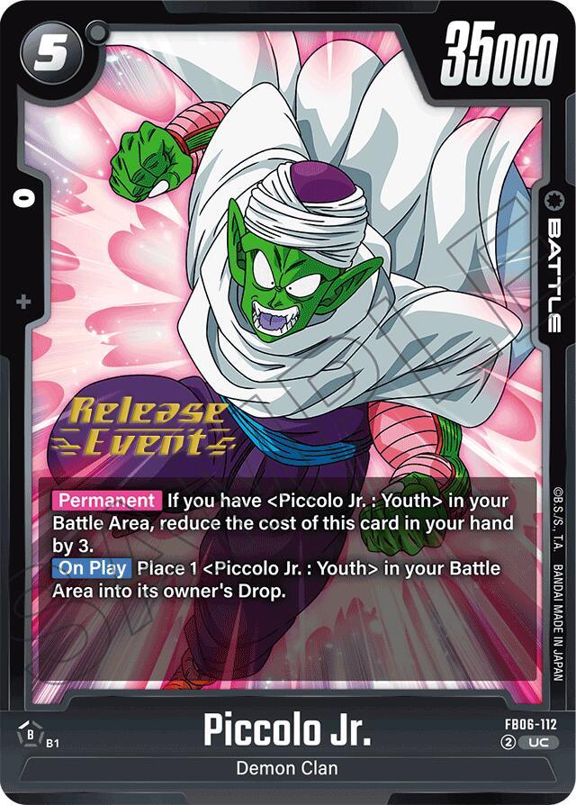 Piccolo Jr. (FB06-112) [Rivals Clash Release Event Cards] (ONLINE ORDER ONLY)