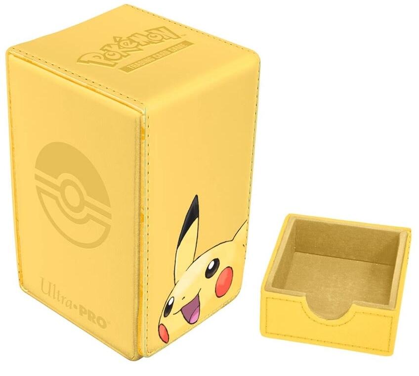 Ultra PRO: Alcove Tower Deck Box - Pokemon (Pikachu) (ONLINE ORDER ONLY)