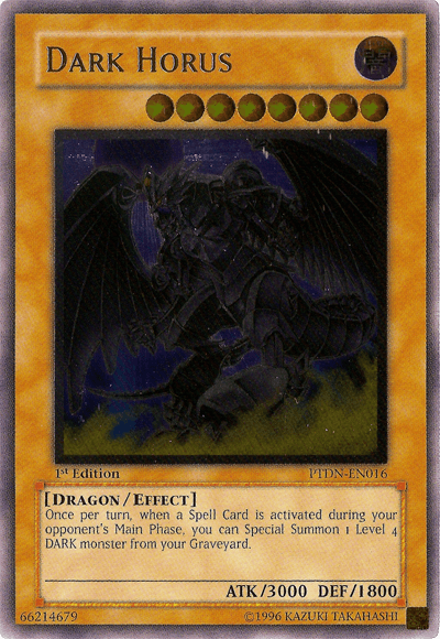 Dark Horus [PTDN-EN016] Ultimate Rare (ONLINE ORDER ONLY)