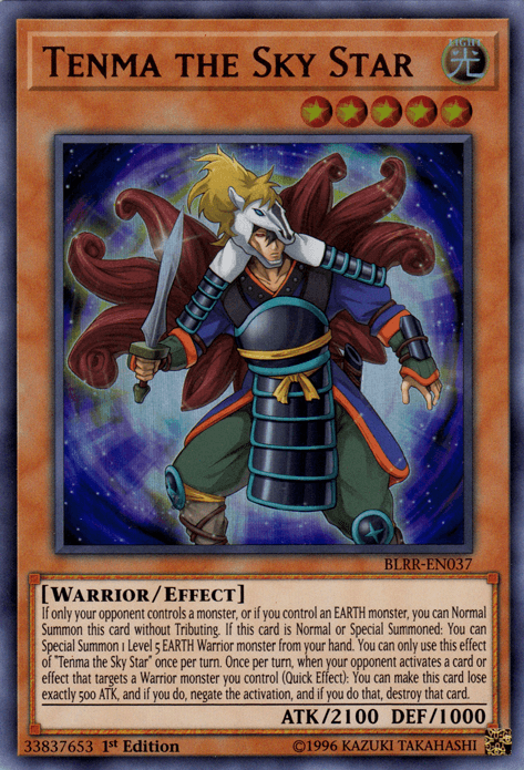 Tenma the Sky Star [BLRR-EN037] Ultra Rare (ONLINE ORDER ONLY)