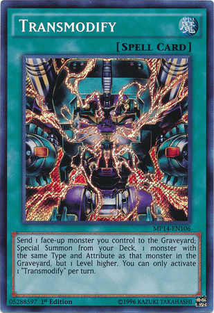 Transmodify [MP14-EN106] Secret Rare (ONLINE ORDER ONLY)