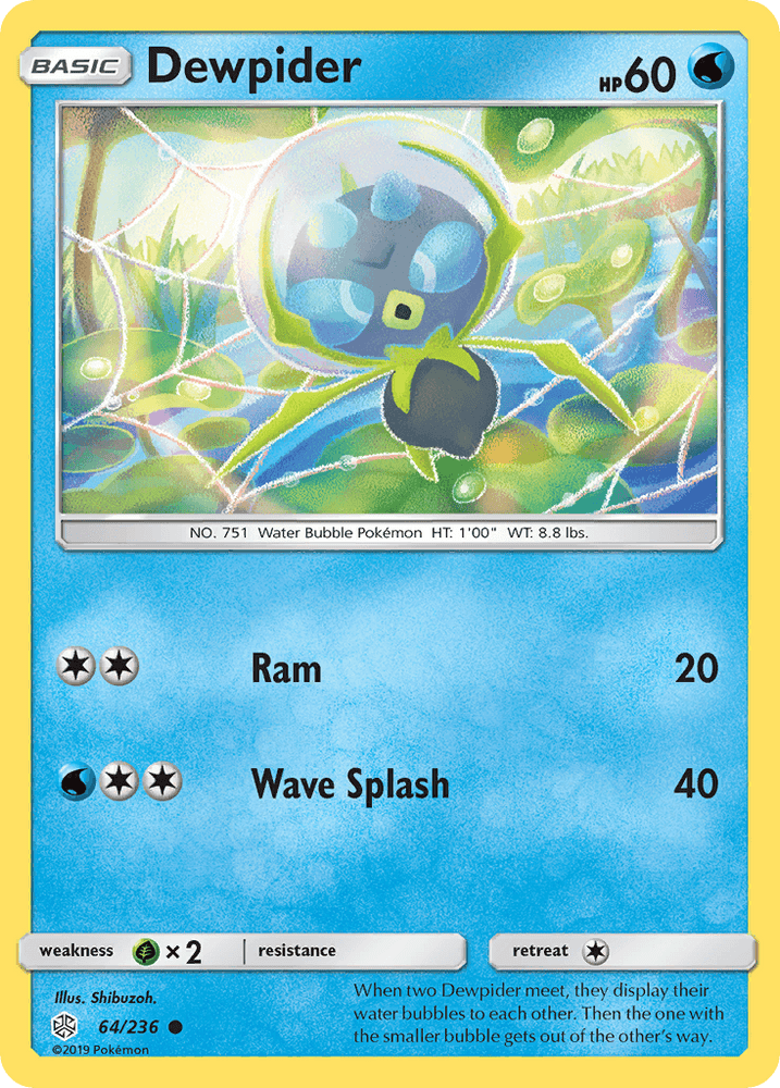 Dewpider (64/236) [Sun & Moon: Cosmic Eclipse] (Online Only)