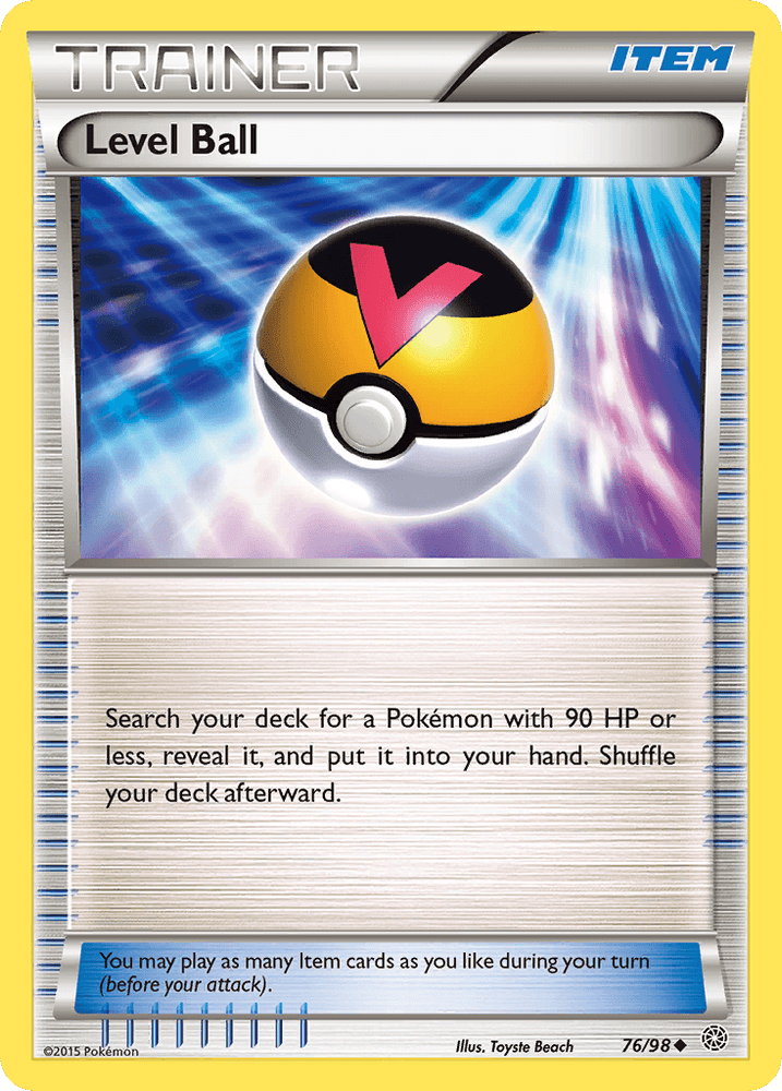 Level Ball (76/98) [XY: Ancient Origins] (Online Only)