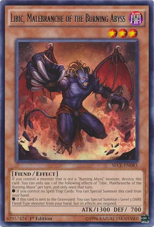 Libic, Malebranche of the Burning Abyss [SECE-EN083] Rare