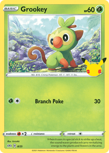 Grookey (8/25) [McDonald's 25th Anniversary] (Online Only)