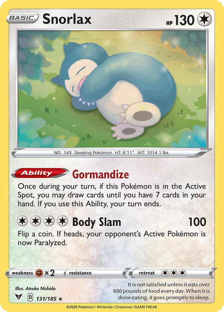Snorlax (131/185) [Sword & Shield: Vivid Voltage] (Online Only)