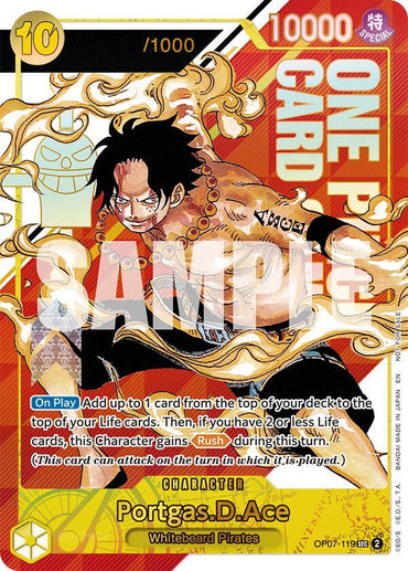 Portgas.D.Ace (Serial Numbered) [One Piece Promotion Cards] (ONLINE ORDER ONLY)