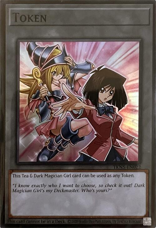 Token (Tea & Dark Magician Girl) [TKN5-EN022] Super Rare (ONLINE ORDER ONLY)