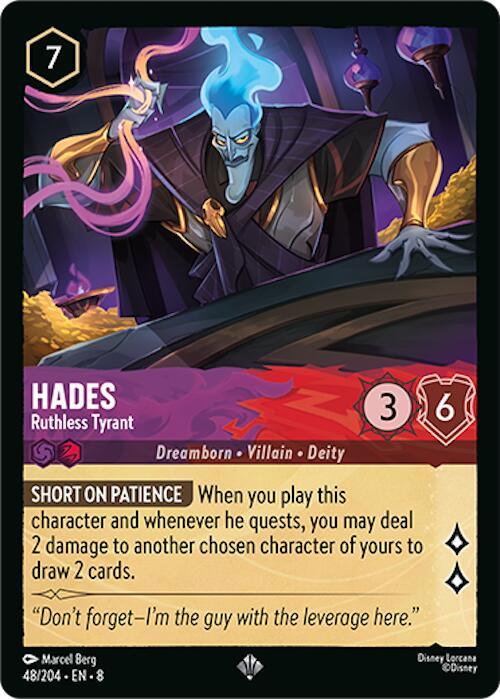 Hades - Ruthless Tyrant (48/204) [Reign of Jafar] (ONLINE ORDER ONLY)
