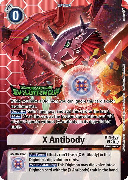 X Antibody [BT9-109] (Evolution Cup 2025 Vol. 1) [X Record] (ONLINE ORDER ONLY)