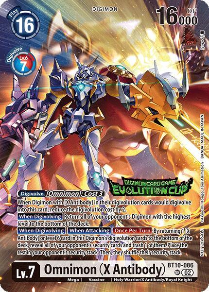 Omnimon [BT10-086] (X Antibody) (Evolution Cup 2025 Vol. 1) [Xros Encounter] (ONLINE ORDER ONLY)