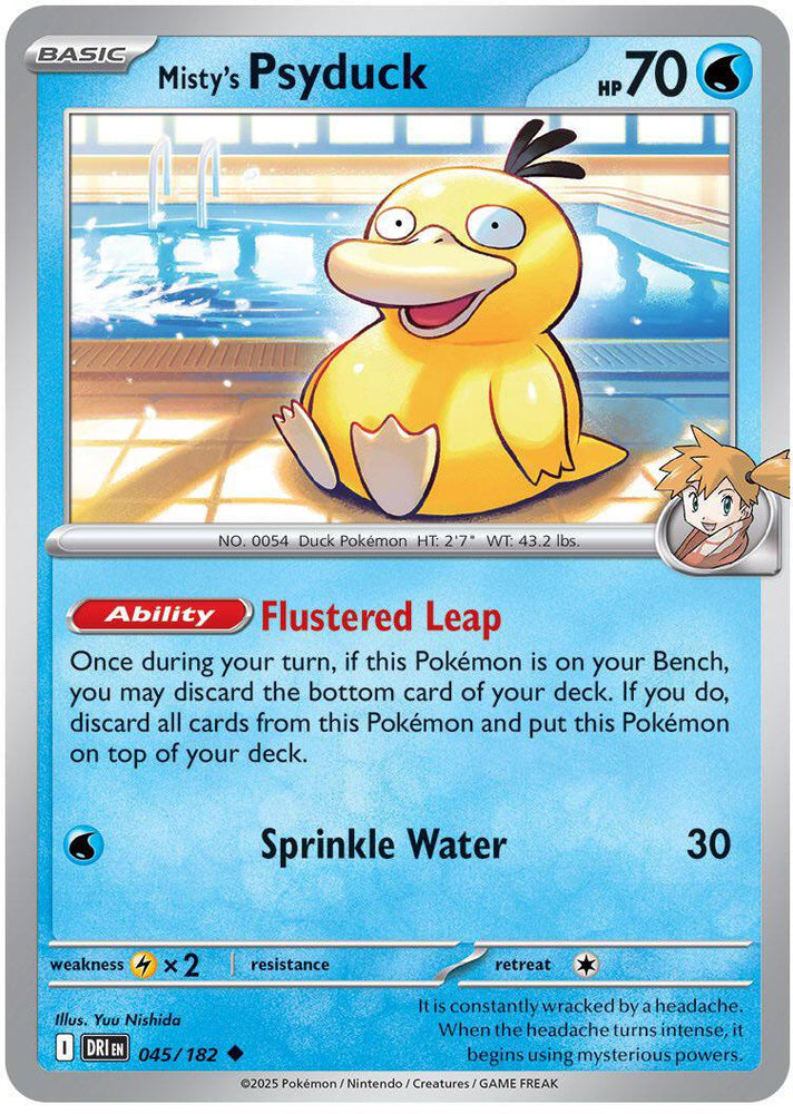 Misty's Psyduck (045/182) [Scarlet & Violet: Destined Rivals] (ONLINE ORDER ONLY)
