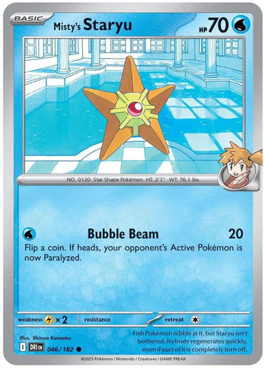 Misty's Staryu (046/180) [Scarlet & Violet: Destined Rivals] (ONLINE ORDER ONLY)