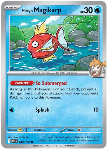Misty's Magikarp (048/182) [Scarlet & Violet: Destined Rivals] (ONLINE ORDER ONLY)
