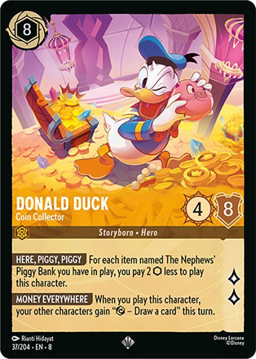 Donald Duck - Coin Collector (37/204) [Reign of Jafar] (ONLINE ORDER ONLY)
