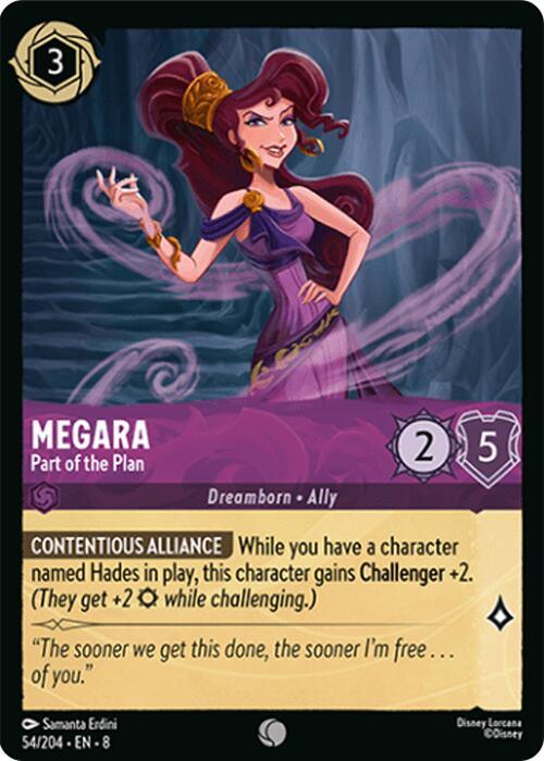 Megara - Part of the Plan (54/204) [Reign of Jafar] (ONLINE ORDER ONLY)