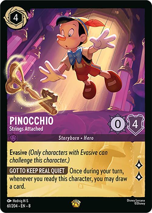 Pinocchio - Strings Attached (61/204) [Reign of Jafar] (ONLINE ORDER ONLY)
