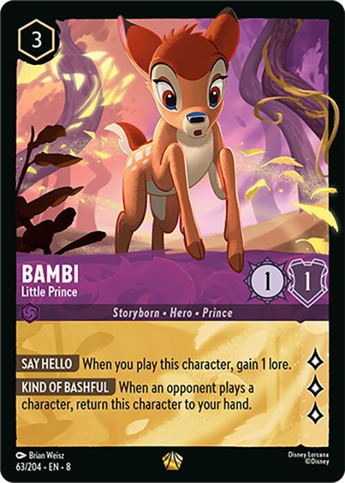 Bambi - Little Prince (63/204) [Reign of Jafar] (ONLINE ORDER ONLY)